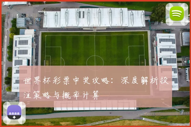 世界杯彩票中奖攻略:深度解析投注策略与概率计算